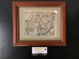 Early 17th century, engraved hand tinted map of India Orientalis- from 1610 ed. of Mercators Atlas