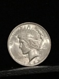 MS quality 1923 silver Peace Dollar