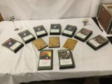 Collection of several Great Courses education cassettes, DVDs & a guidebook - see desc