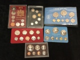 Collection of 6 International Proof sets from Franklin + more - 76 Malta, 72 Malta, 75 Cook Islands