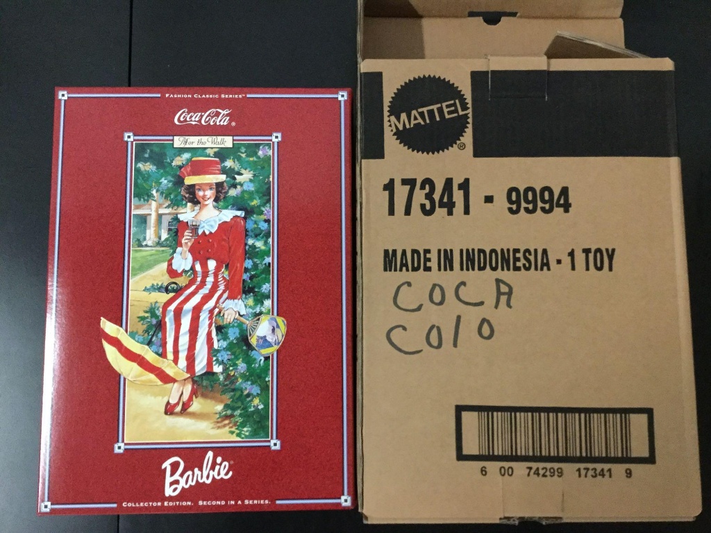 coca cola barbie after the walk value