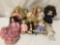 16x porcelain, vinyl, and composite dolls. Seymour Mann and more. Largest doll measures