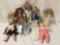 9x vinyl, composite and porcelain dolls. Sankyo, Ashton-Drake and more. Largest doll measures