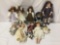 10x composite and porcelain dolls. Collectors choice and more. Largest doll measures approximately