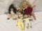 5x composite, vinyl and porcelain dolls. Disney and more. Largest doll measures approximately