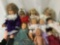 Ten vinyl, soft vinyl, and composite dolls from makers like Famosa, Pat Secrest, Royal House of