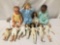 11x porcelain, plastic, composite, and Vinyl dolls. Berenger and more. Largest doll measures