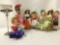 Seven small vinyl, composite, and cloth dolls from Royal Dolls of Hawaii and others. JRL