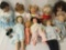 Ten vinyl, composite, and porcelain dolls by makers like Cititoy, Camay, and others. JRL