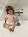 2001 Boyd?s collection BJ hand numbered porcelain Limited Edition doll. 2226/6000. Measures