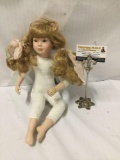 Boyd?s collection Limited Edition Hand Numbered porcelain Cheryl doll. 1913/12000. Measures