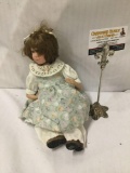 Boyd?s collection Limited Edition Hand Numbered porcelain Megan doll. 4160. Measures approximately