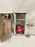 2x Storybook doll collection dolls in original boxes. Sleeping Beauty and Little Miss Muffett. Box