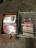 Open box lot. 2 boxes of doll books. Largest box measures approximately 21x15x12 inches.