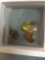 3 polished gem quality nuggets of fossilized Burmite Amber
