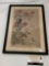 Vintage Chinese painting by Wan Shan Chin Chung, titled: Red Flowers