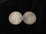 1879 and 1880-O silver Morgan Dollars