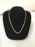 14k yellow gold necklace, marked 14k - weighs 22.3 grams