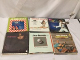Approx 50 classic phonograph vinyl LP records - country, classical, big band, etc