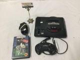 Vintage sera genesis 16 bit video game console with PGA golf tour II game - no vga cables