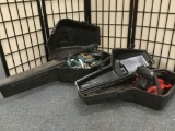 2 chainsaws with cases incl. Craftsmen chainsaw and 1 Craftsman solid state chainsaw - tested and