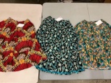 3 Southwest skirts - Navajo Spirit NM skirt, 1 Santa Fe NM skirt & 1 Rhonda Stark skirt