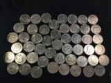 Collection of 50 Eisenhower dollars
