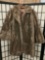Antique Meier and Frank company Brynwood Tissavel simulation fur coat from France, approx 39x18