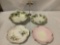 4pc of antique Limoges - RS Prussia bowl and plate set & 2 Elite Limoges - France plates