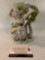 Antique porcelain figure girl picking lemons flower vase by NY Pioneer Co. made in Japan approx 7x5