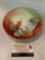 Antique porcelain La Croix - Versailles hand decorated plate, approx 8 inches.