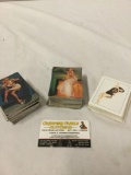 Lot of pinup girl trading cards from Comic Images and 21st Century Archives, approx 2.75x3.75. JRL