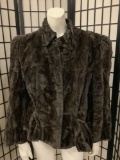 Coulters antique ladies fur coat, approx 24x20 inches.