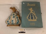 Vintage 1970 Beams - 155 Months ornate Genuine Regal China ceramic decanter with original box approx