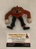 RARE Ben Cooper 1973 jack o lantern monster jiggler vintage rubber toy made in Hong Kong 5x4 inches