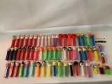 Collection of over 60 modern PEZ candy dispensers, holidays, Peanuts, Walt Disney, Warner Bros.