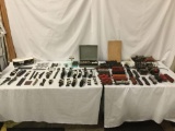 Huge lot full of S Scale Model Train carriages, locomotives, American Flyer products, and over a