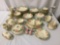 Lot of approx 75 pc of Franciscan Ware - hand decorated with floral patterns - misc server pcs, and