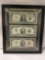American Historic Society Historic currency collection feat. a 1995 $2 bill, 1957 B $1 blue seal