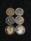 Collection of presidential anniversary double eagle tokens. 1982-1985. Jefferson, Reagan, Washington