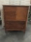 Antique 5 drawer dresser bureau with sliding drawers and nice wood grain