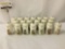 20 MJ Hummel porcelain spice jars from Japan with various spice names and prints