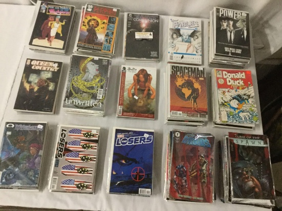 Lot of approx 420 indie comic books from Image, Vertigo, Icon, Darkhorse, Disney, etc