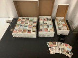 3 card boxes full of 13000 white border Magic the Gathering cards incl. 4000 revised card & some