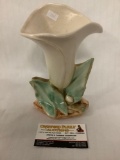 Vintage McCoys mid century 1950s Lily vase in cream