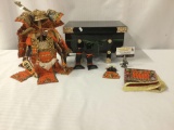 Mini Karuta Samurai armor set with cuirass, plated skirt, helmet, etc see desc