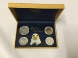 US monetary exchange spirit of Freedom coin collection incl. 1924-D Liberty half, silver 60-D WA