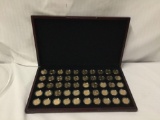 Collectors Alliance 1999-2008 state quarters 24K gold mine collection of 24k gold plated quarters