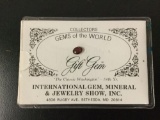 Collectors gems of the world Oval Cut Garnet Stone
