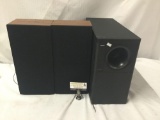 Bose acoustimass 7 home theatre speaker and 2 unmarked vintage speakers. Tested and working
